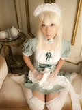 cosplay c78 longphoto 白发性感日本女佣(19)